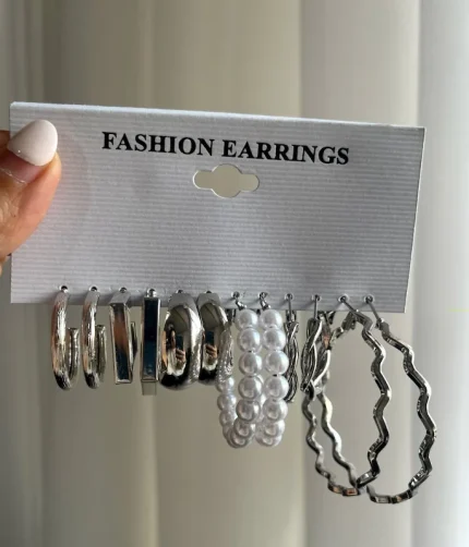 گوشواره پکی سیلور کد 0101