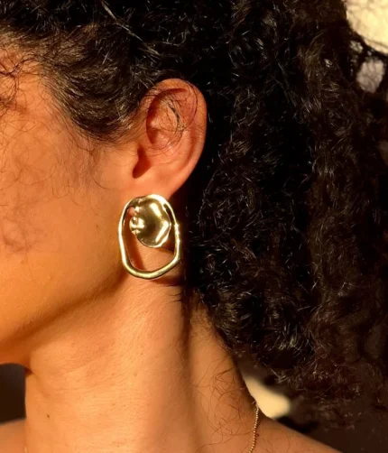 گوشواره میناکاری گل ترند کد 0018